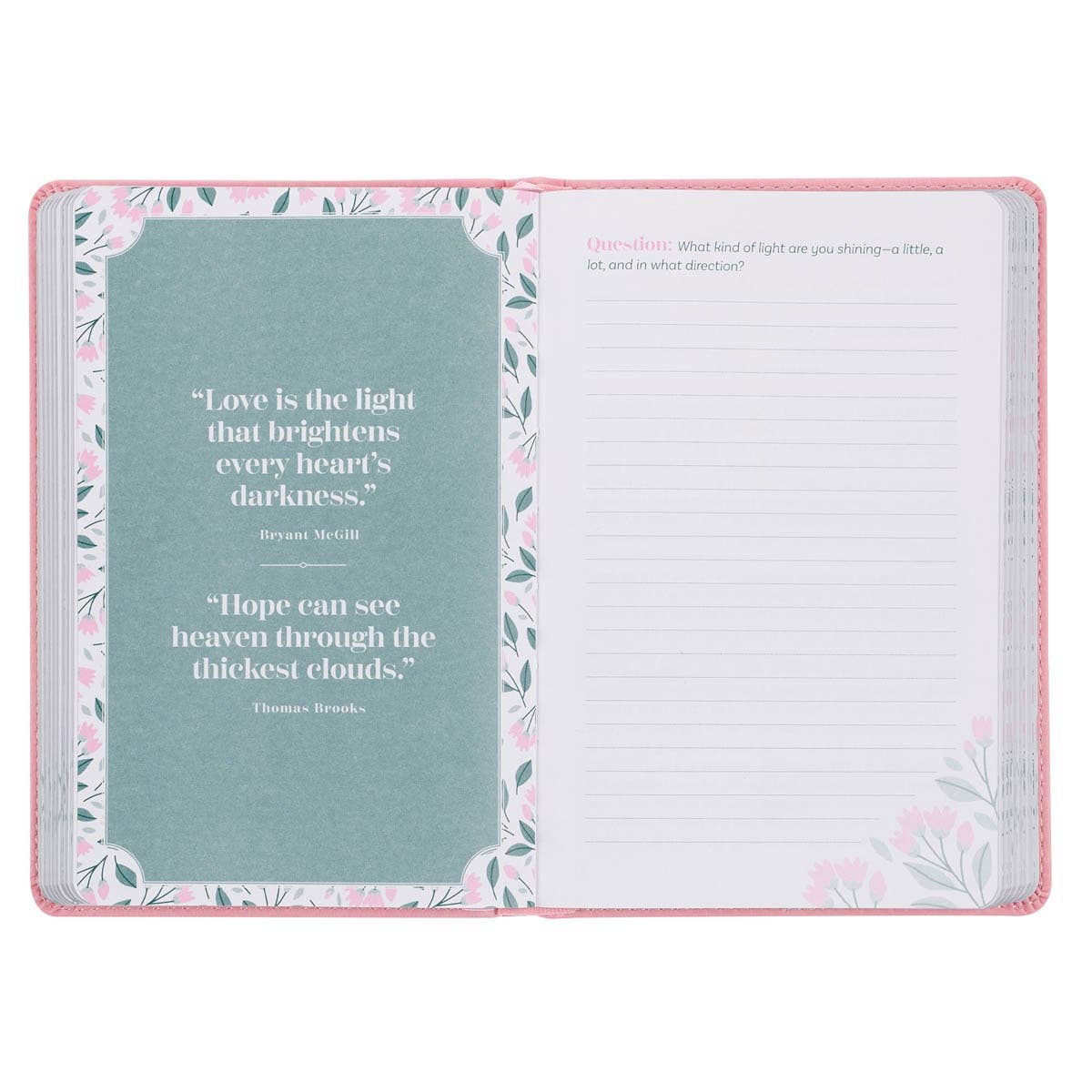 Look Up, Girl! Pink Faux Leather Devotional | 100 Devotions for Comfort & Encouragement