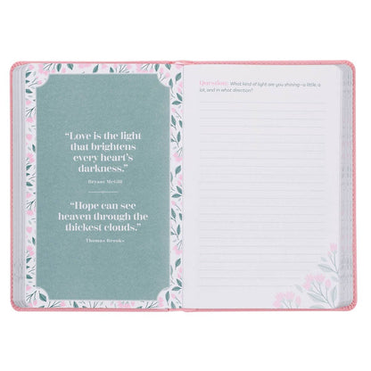 Look Up, Girl! Pink Faux Leather Devotional | 100 Devotions for Comfort & Encouragement