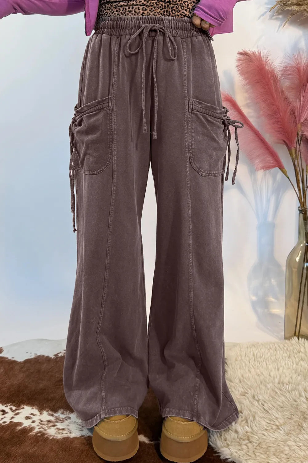 ~PREORDER~ Driftwood Mineral Wash Cargo Pants ~PREORDER~