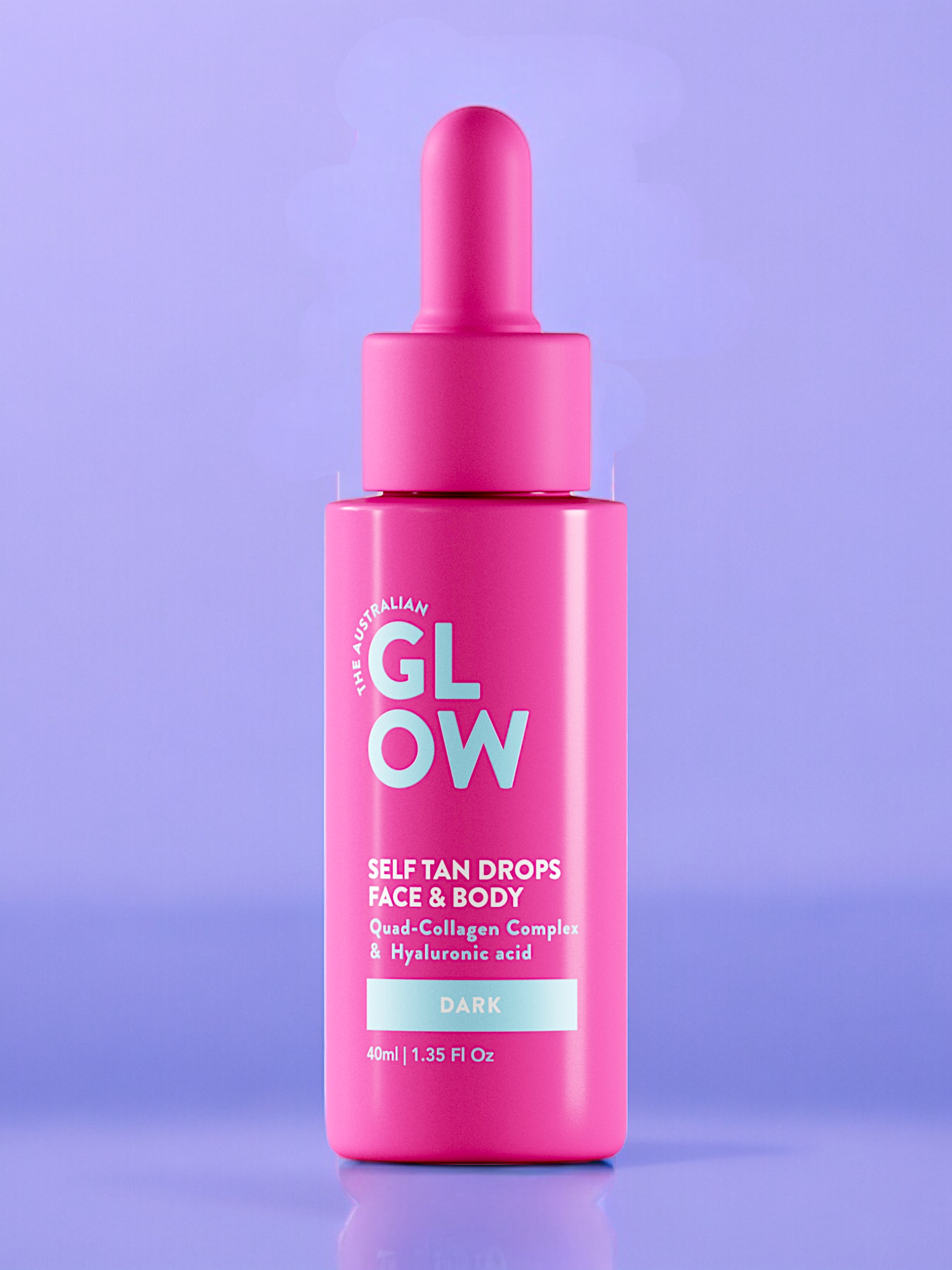 “Dewy Drops self tan serum for face and body”
“Hydrating tanning drops with hyaluronic acid and Kakadu plum”
“Buildable dewy tan drops in bottle with dropper”