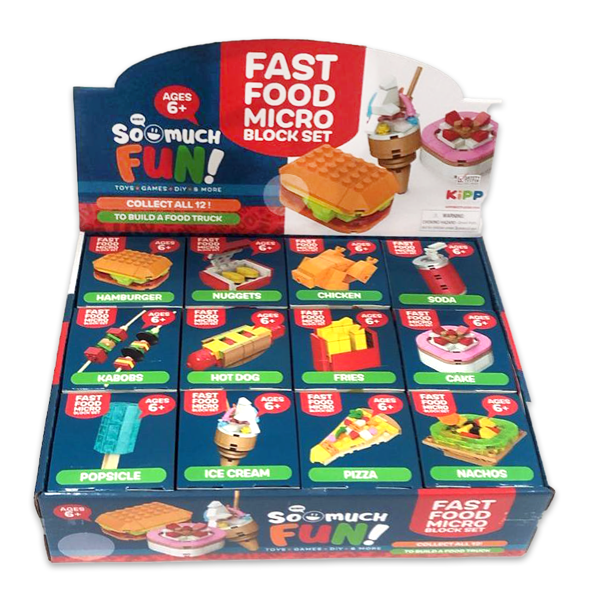 Micro Block Fast Food Set