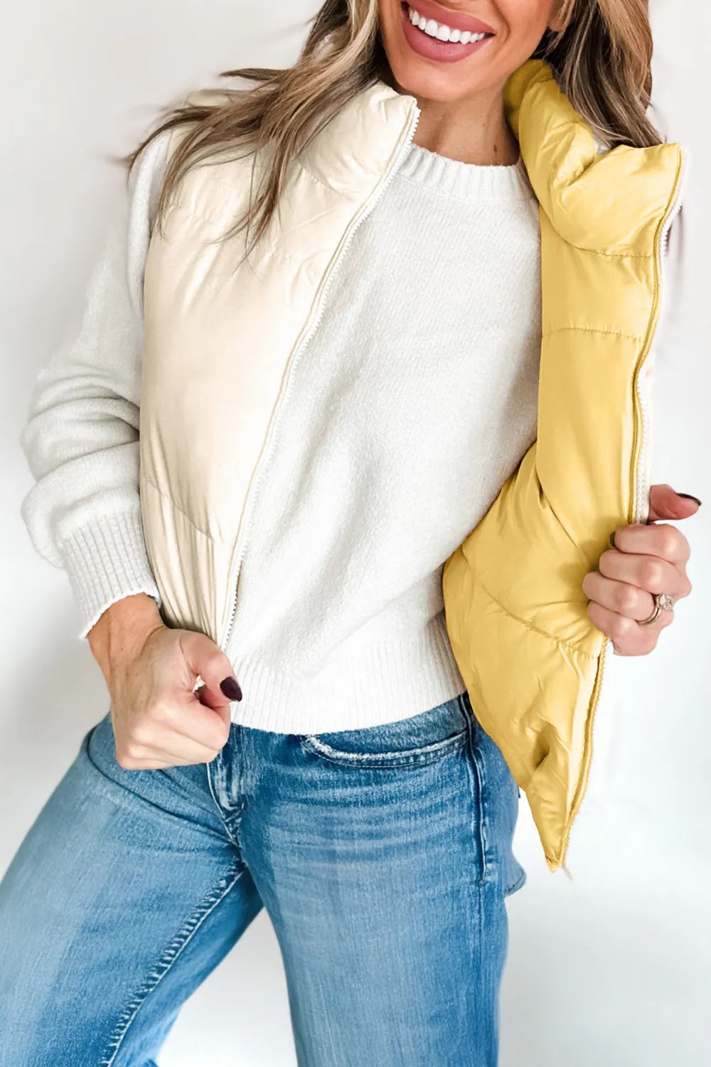 ~PREORDER~ Sunny Side Reversible Puffer Vest ~PREORDER~