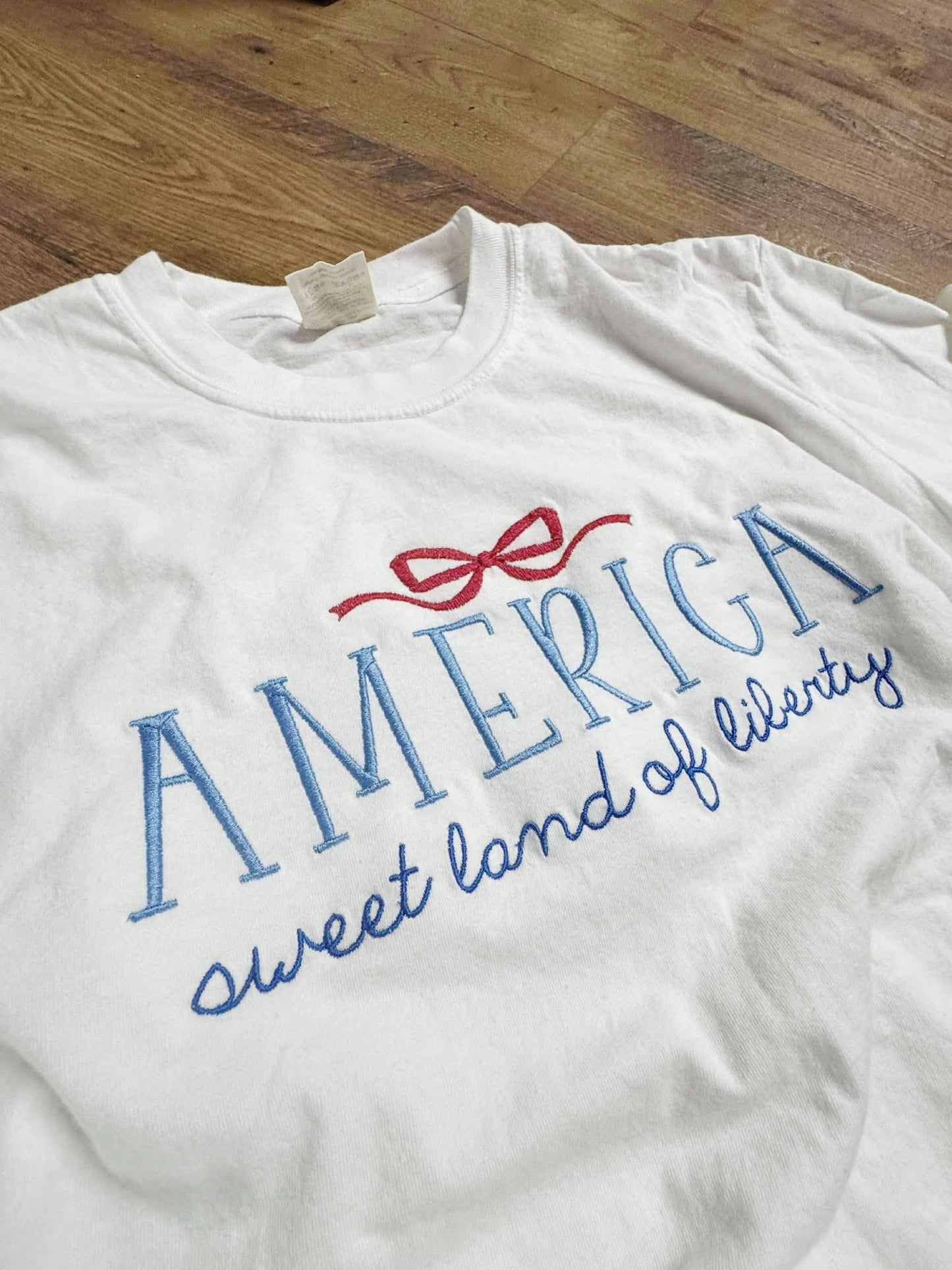 Custom Embroidered Tee Shirt – Personalized Graphic Tee by B7 Boutique