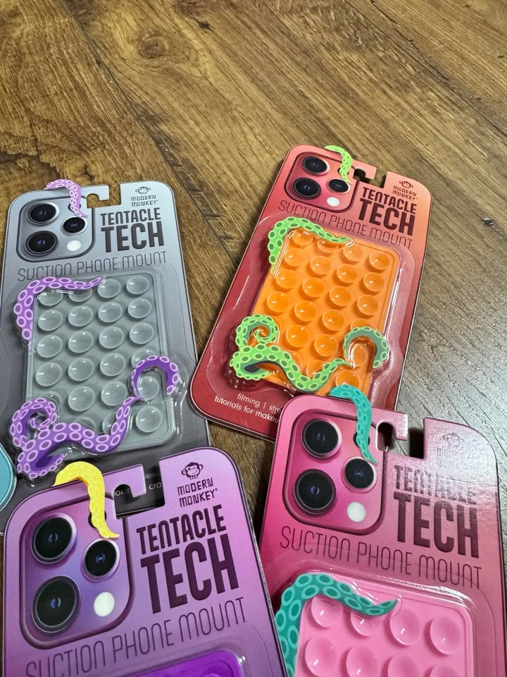 Modern Monkey Tentacle Tech – Flexible Suction Phone Mount