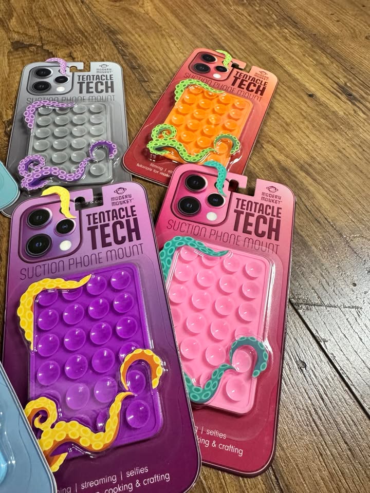 Modern Monkey Tentacle Tech – Flexible Suction Phone Mount