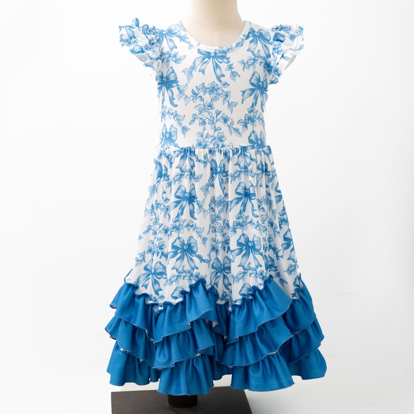 BlueBell Coquette Maxi Girls Dress by Clover Cottage 💙
