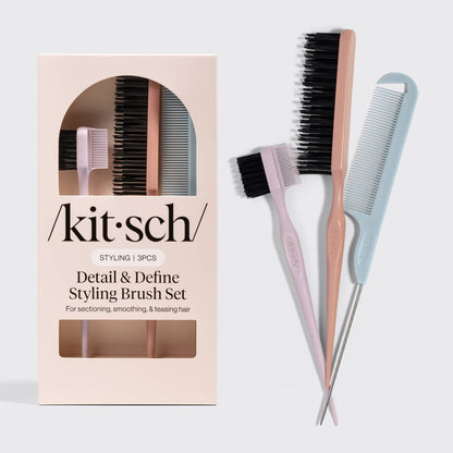 Kitsch Detail & Define Styling Brush Set (3-Piece)
