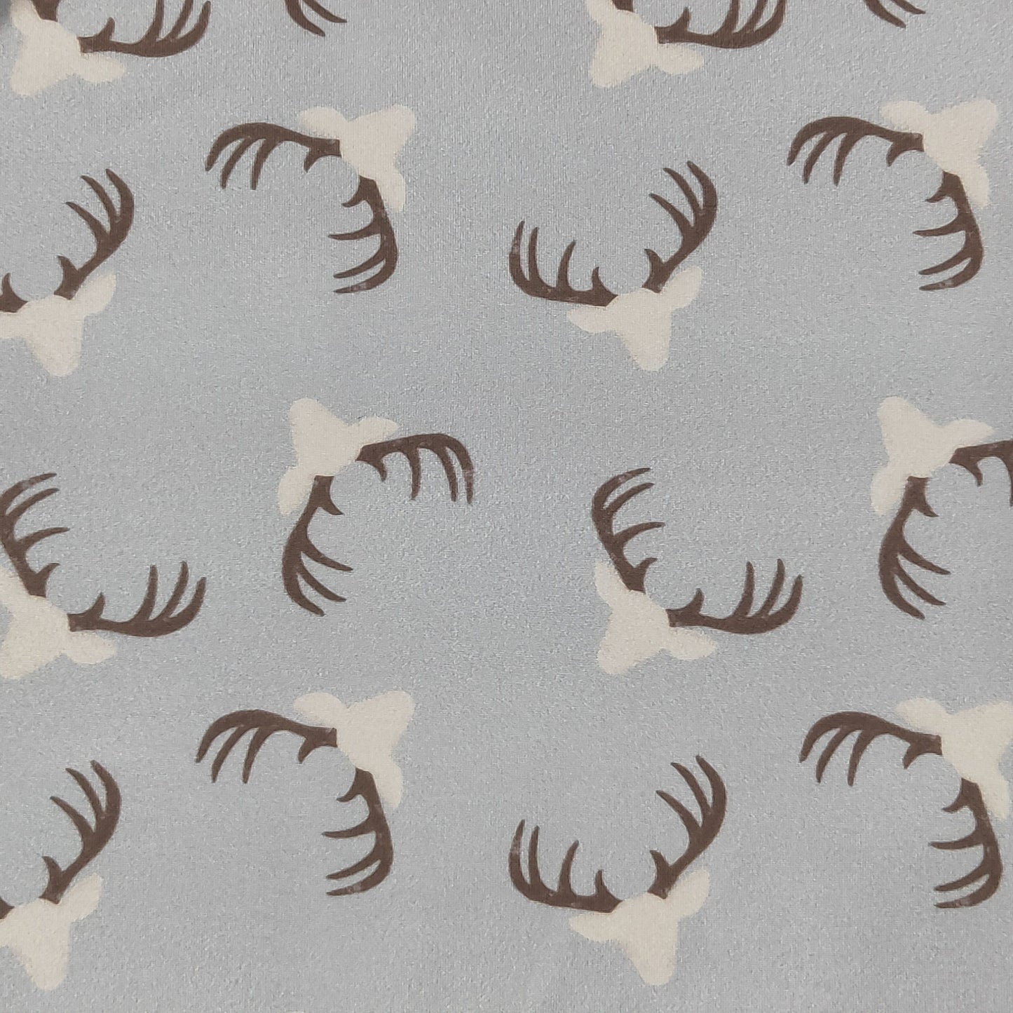 Antler 2 Boy Romper | Boutique Baby Boy Antler Print Romper by Clover Cottage