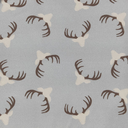 Antler 2 Boy Romper | Boutique Baby Boy Antler Print Romper by Clover Cottage