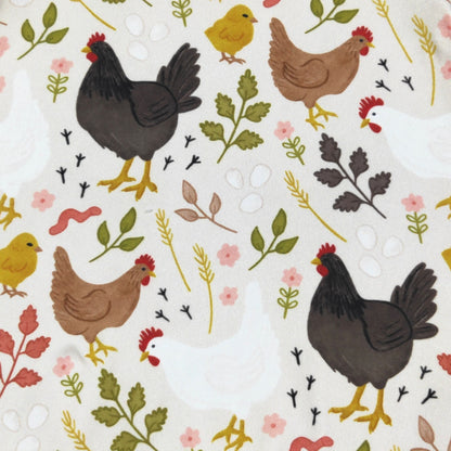 Chicken Chic Baby Romper by Clover Cottage 🐔