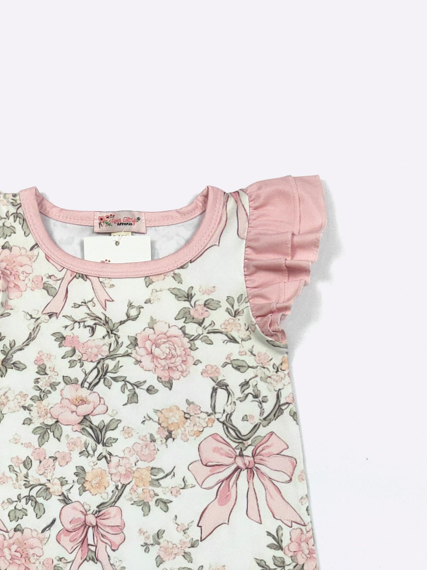 Wildflower Whimsy Baby Romper by Clover Cottage 🌸