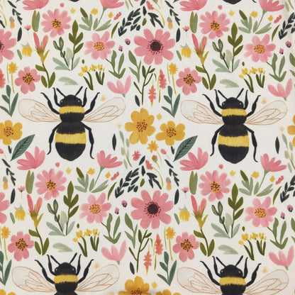 Bee Blooms Girls Dress by Clover Cottage 🌸