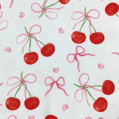 Coquette Cherry Baby Gown by Clover Cottage 🍒