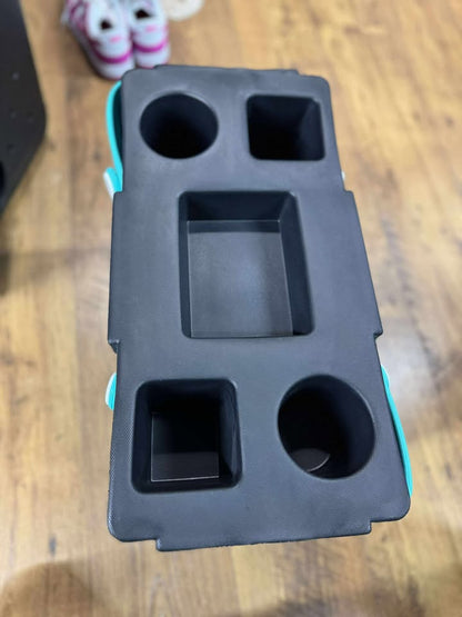 “Top o’ the Bogg To Ya topper tray in mushroom color sitting atop Original Bogg Bag”

“Tray view with built-in cup holders and tray within a tray design”

“Close-up of topper tray edges and EVA material texture”