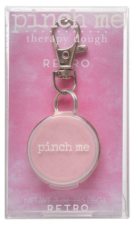 Pinch Me Therapy Dough Clip-On Locket “Retro” – Fruity Scent Anxiety Relief Fidget Keychain