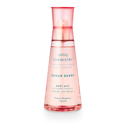 Good Chemistry Sugar Berry Body Mist | Sweet Raspberry Vanilla Fragrance Spray