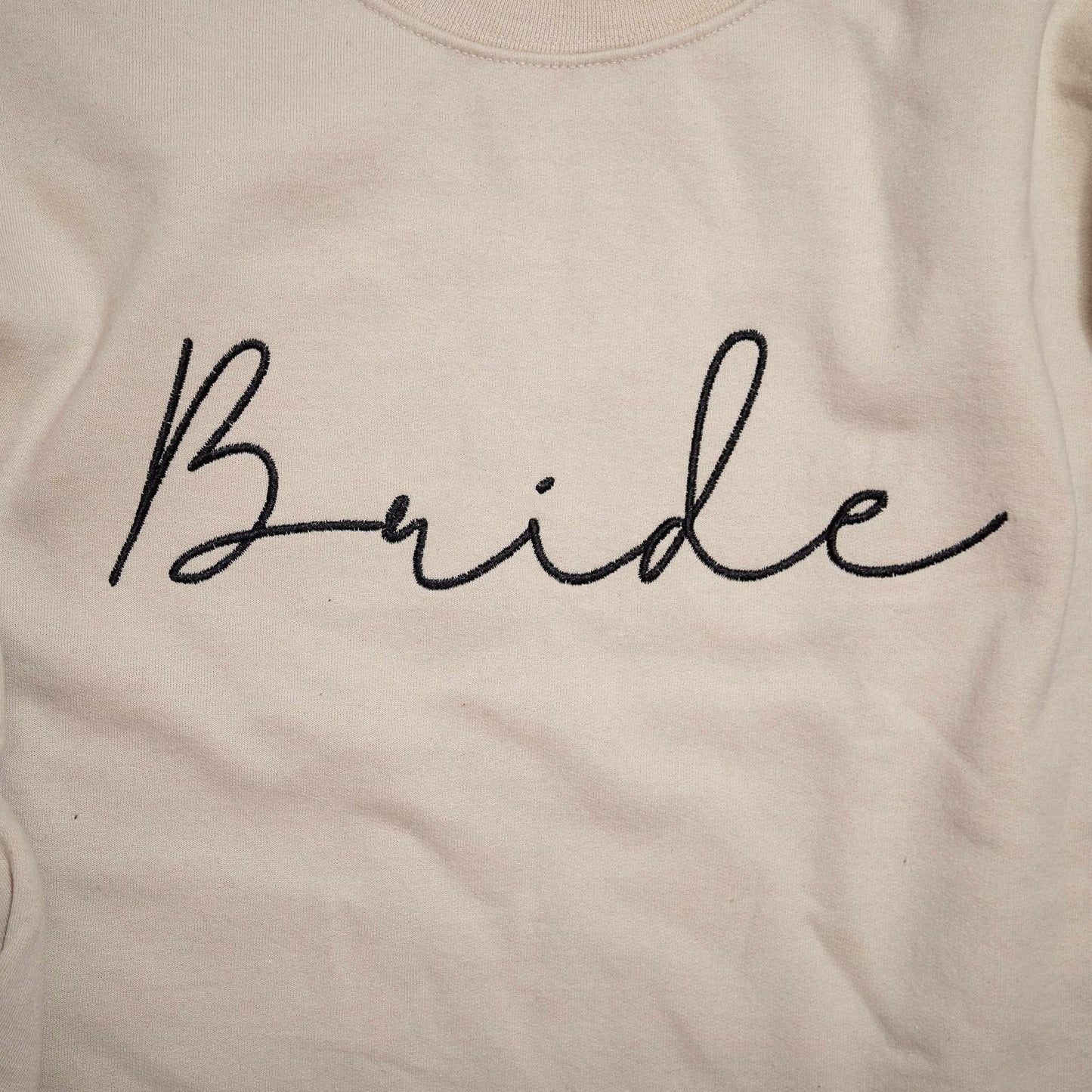 Embroidered Bride Crewneck Sweatshirt – Wedding & Bachelorette Party Sweater
