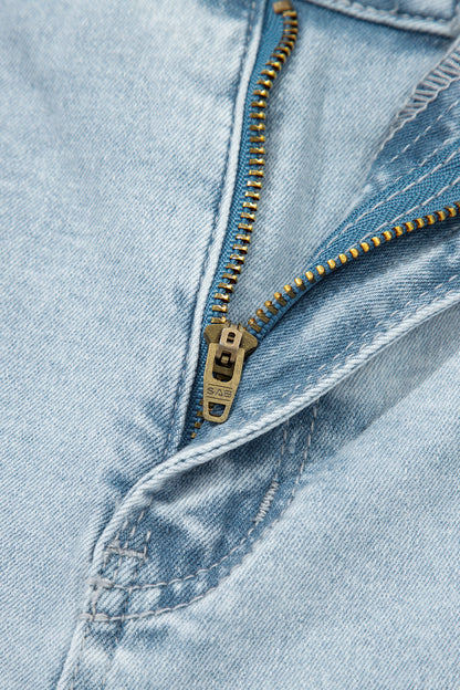 ~PREORDER ~ Frayed Cropped Straight Jeans ~PREORDER ~