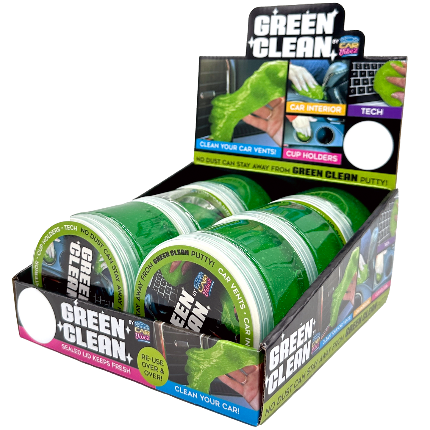 GREEN CLEAN CAR PUTTY