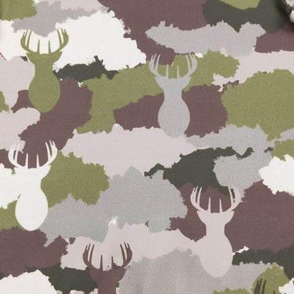 Deer Camo Boy Romper | Camo Deer Print Baby Boy Summer Romper by Clover Cottage