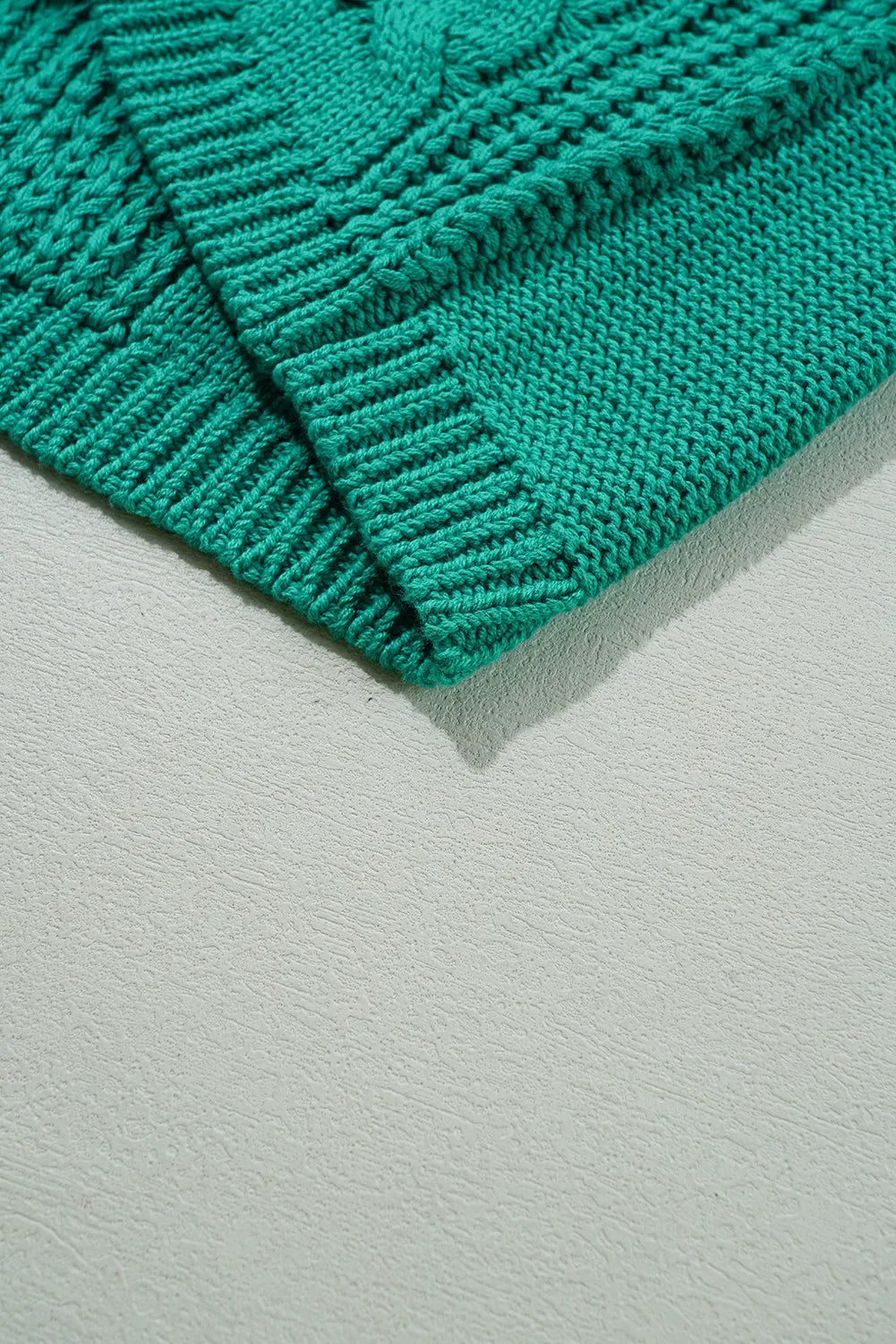 ~PREORDER~ Emerald Escape Cable Knit Hooded Sweater ~PREORDER~