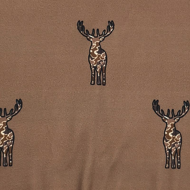Mud Deer Baby Boy Romper – Short Sleeve Deer Print Country One Piece Outfit