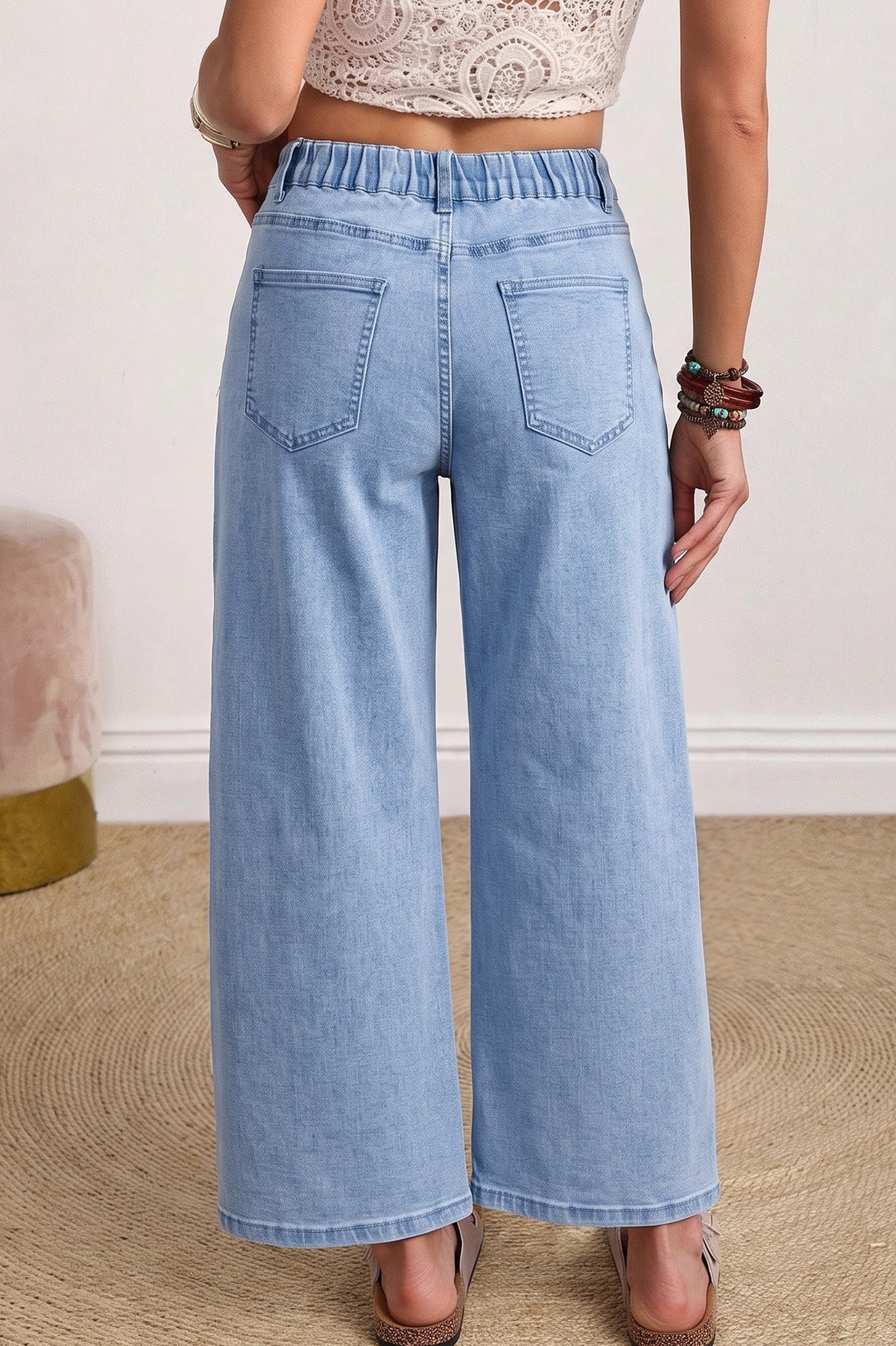 ~PREORDER~ Barrel Jeans | Square Patch Pocket Ankle-Length Denim Pants ~PREORDER~