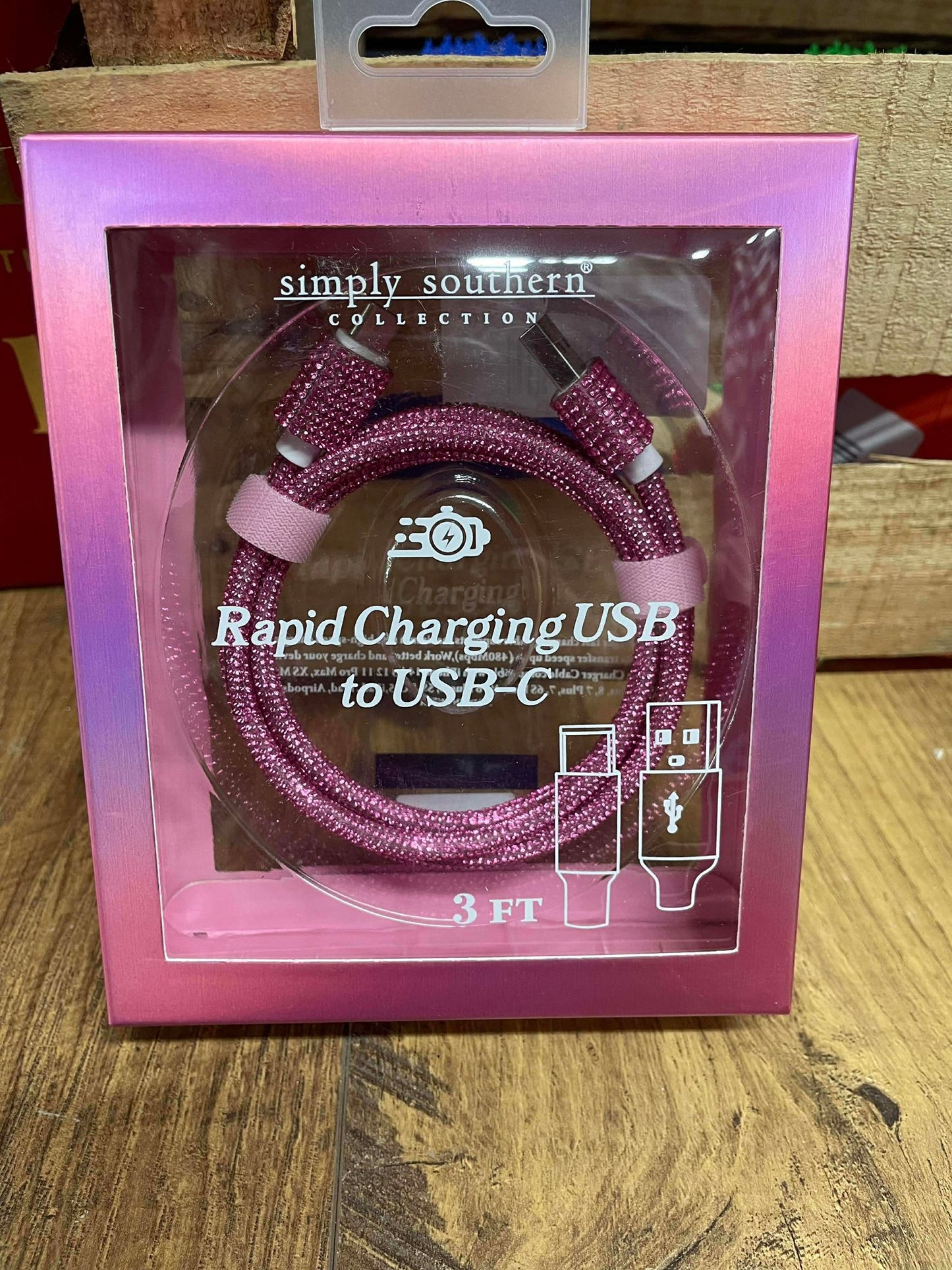 Simply Southern Rhinestone Rapid Chargers