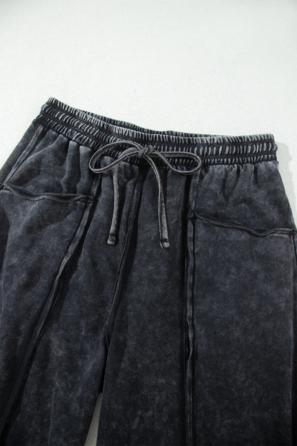 ~PREORDER~ Midnight Mineral Wash Barrel Pants ~PREORDER~