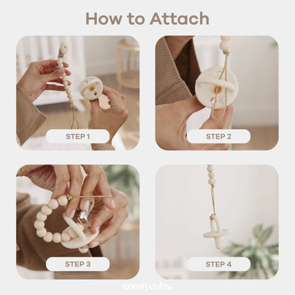 Pacifier Clips – 2 Pack | Cute & Functional Baby Essential