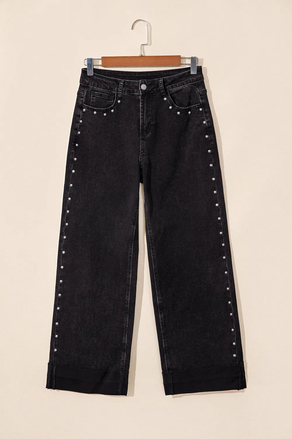 ~PREORDER~ Studded & Stunning Black Straight Leg Jeans ~PREORDER~