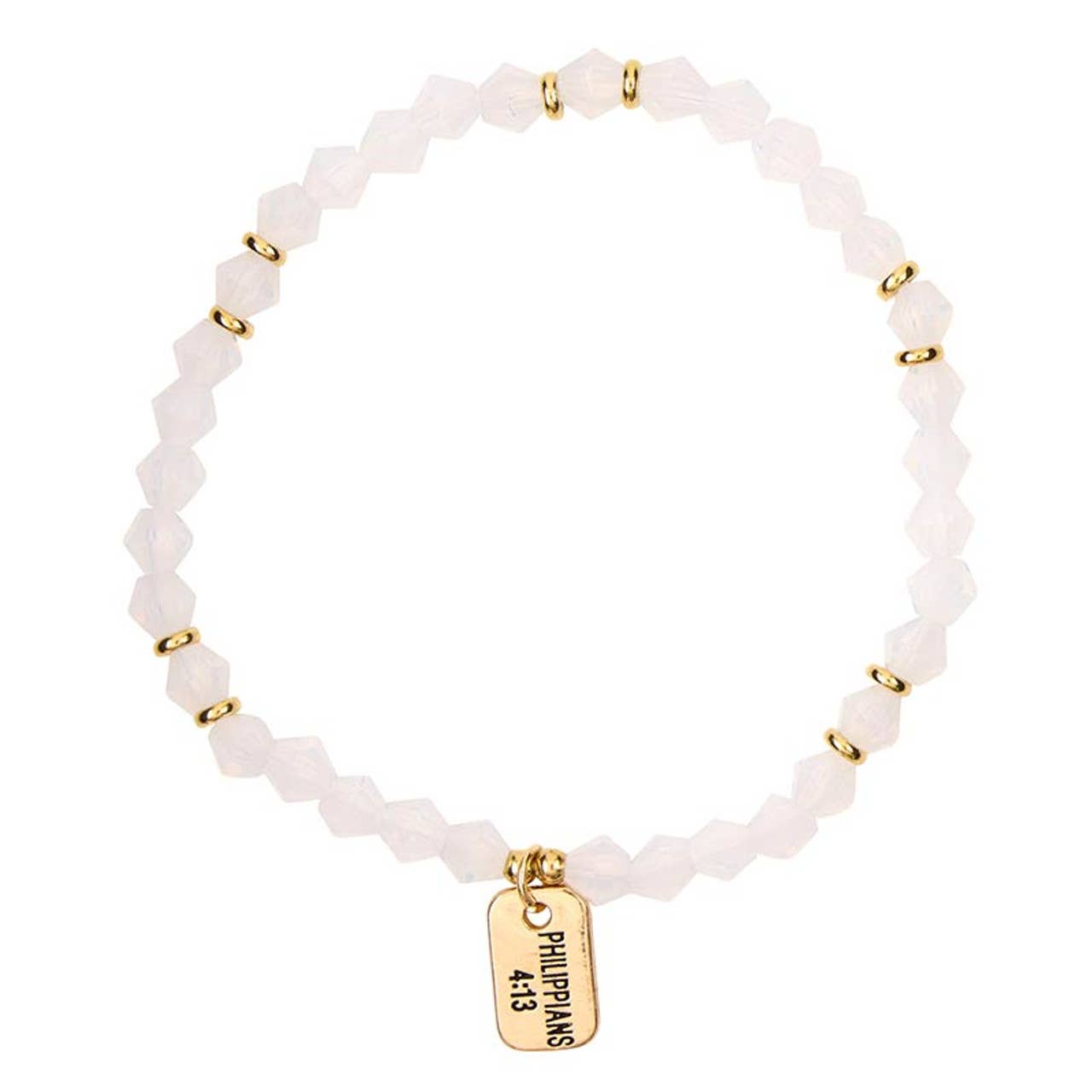 Purposeful Promises Glass Bead Bracelet | Assorted Scripture Bracelet