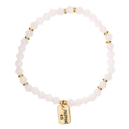Purposeful Promises Glass Bead Bracelet | Assorted Scripture Bracelet