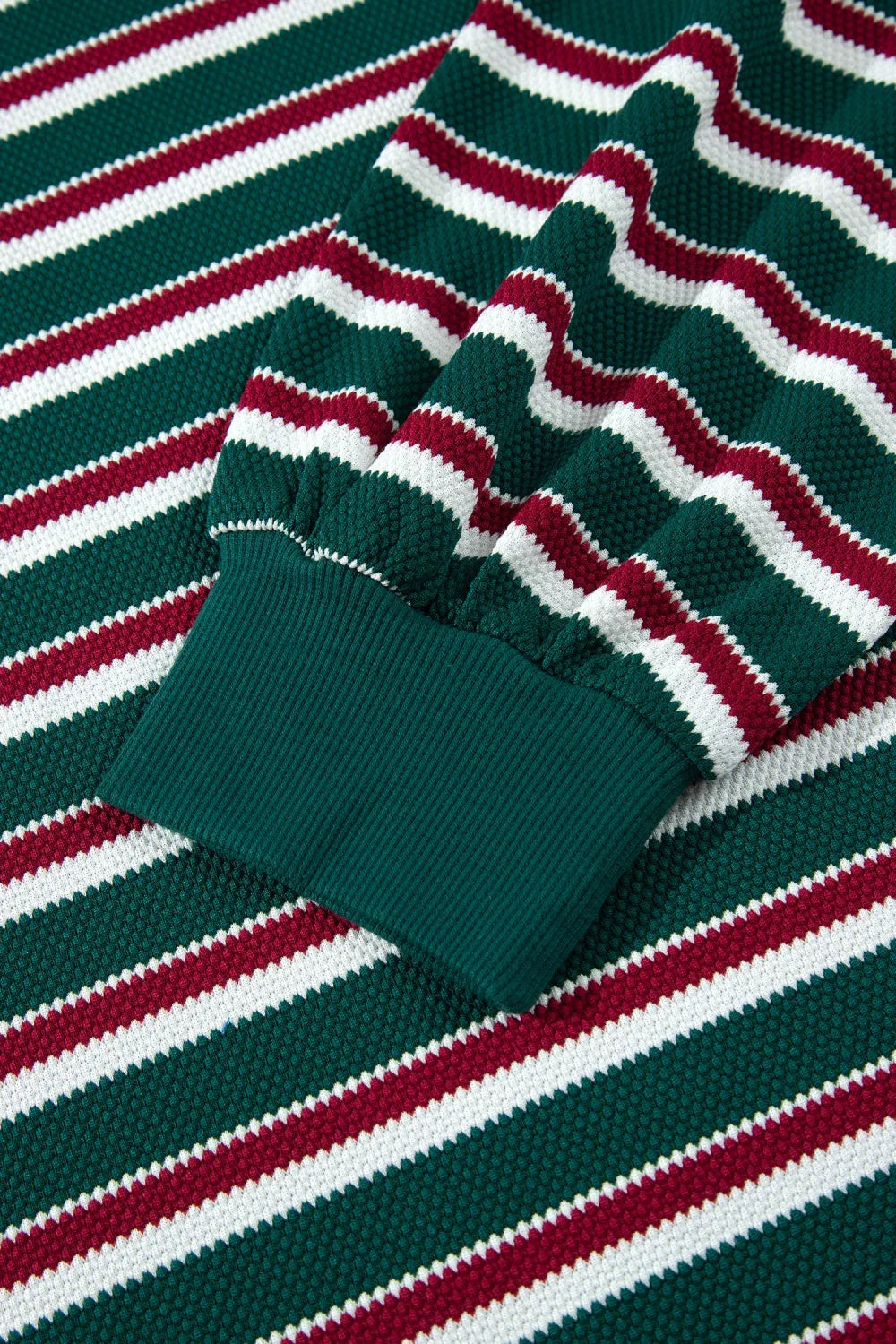 ~PREORDER~ Merry Stripe Green & Red Plus Size Sweatshirt ~PREORDER~