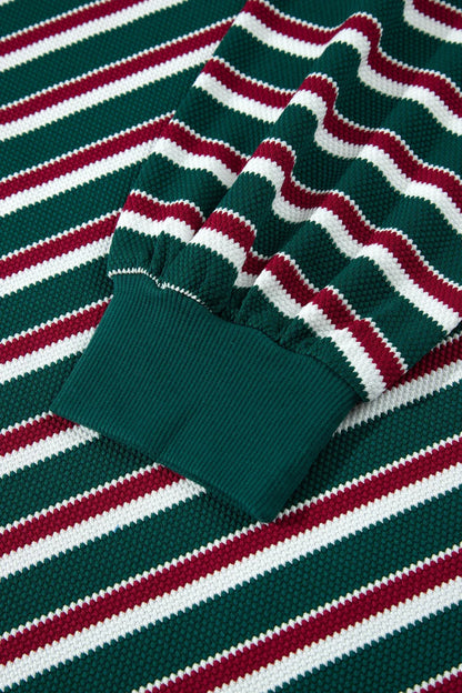 ~PREORDER~ Merry Stripe Green & Red Plus Size Sweatshirt ~PREORDER~