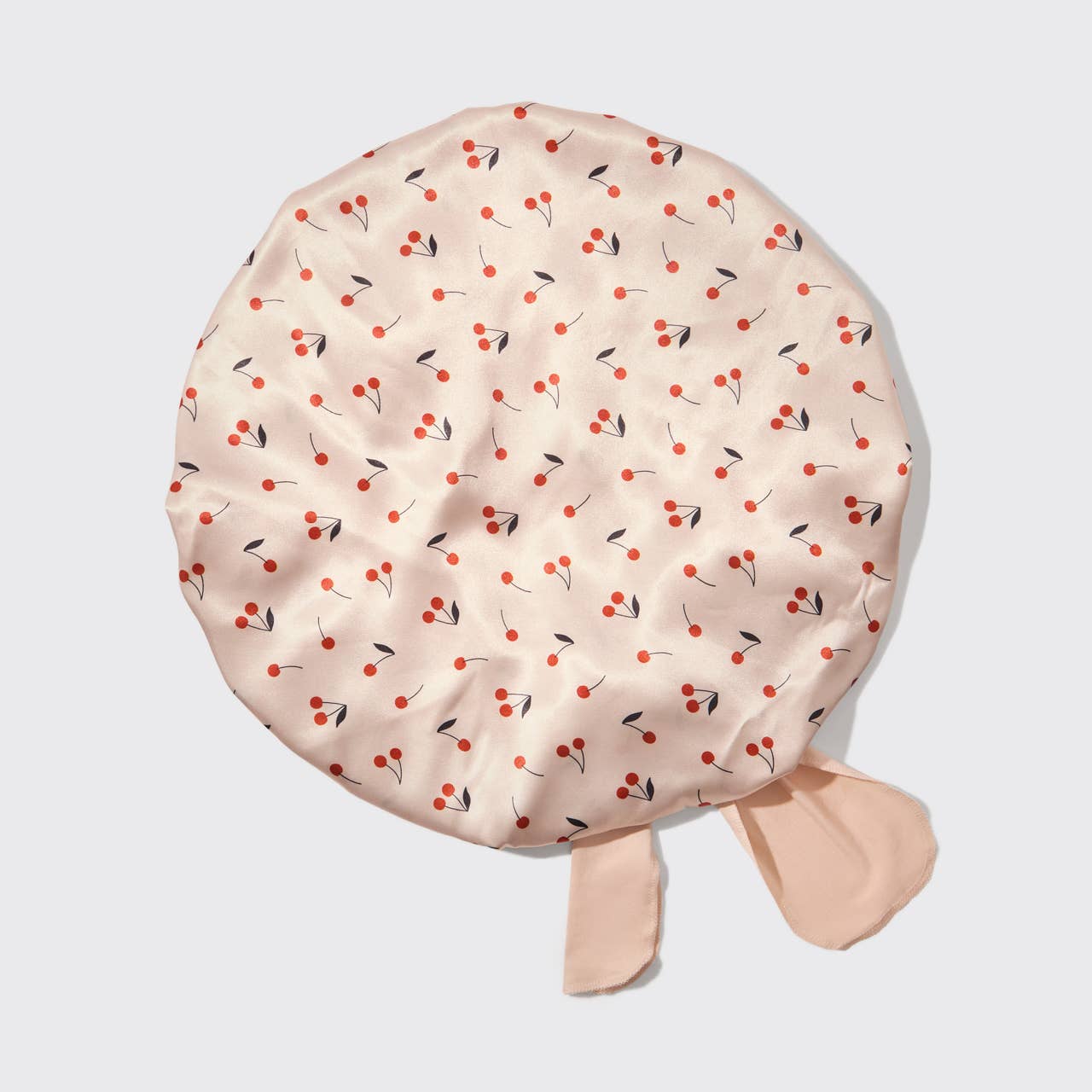 Oversized Satin Bonnet – Cherry Print Beauty Sleep Essential 🌙💤 by Kitsch