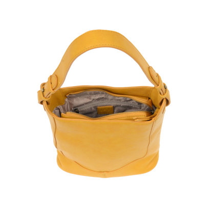 Brielle Small Bucket Bag – Tumbled Vegan Leather