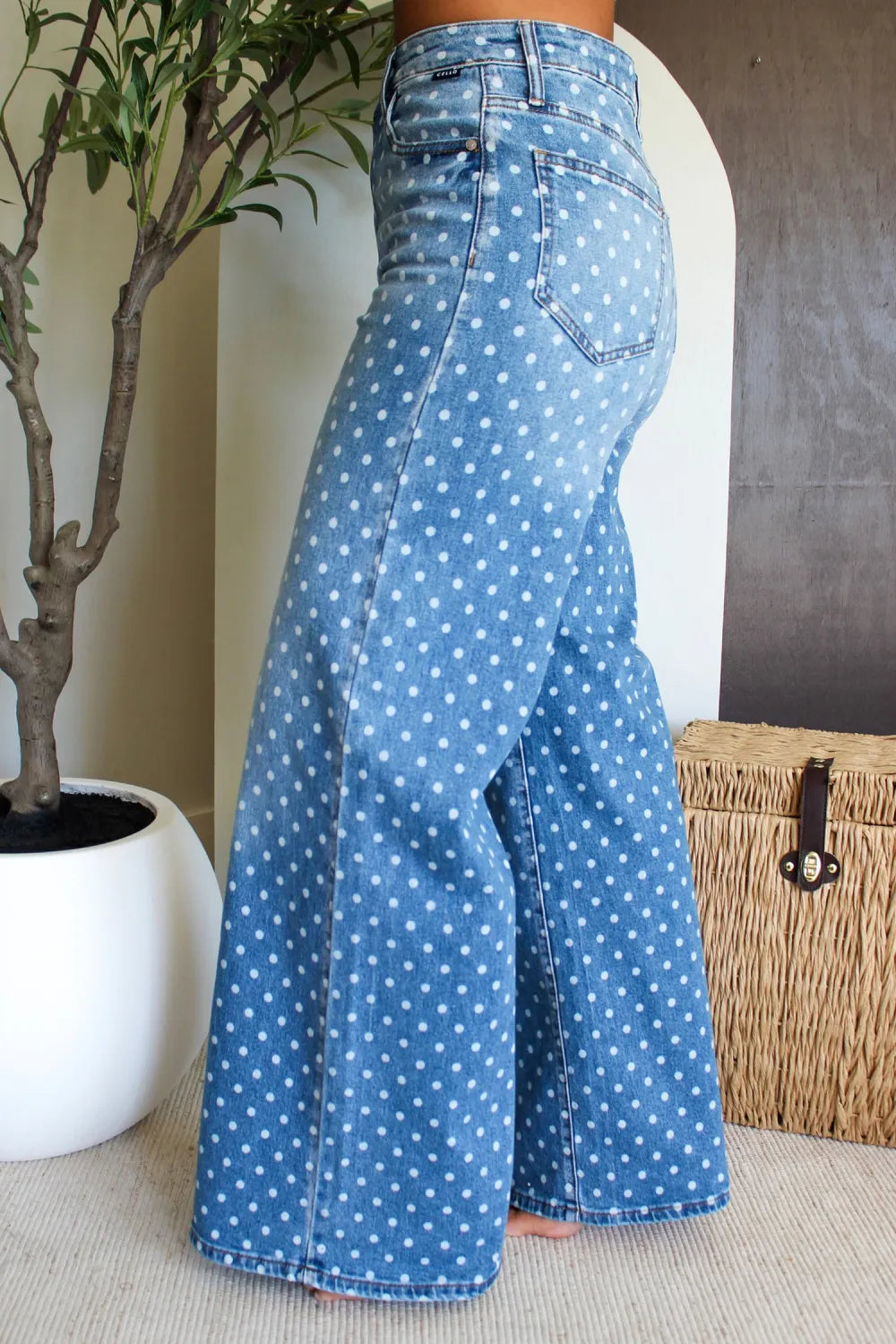 ~PREORDER~ Dot About You High Rise Wide Leg Jeans ~PREORDER~
