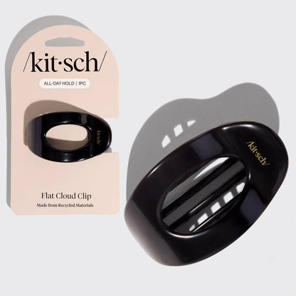 Kitsch Black Flat Cloud Clip - Small