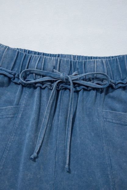 ~PREORDER~ Blue Horizon Mineral Wash Flare Pants ~PREORDER~