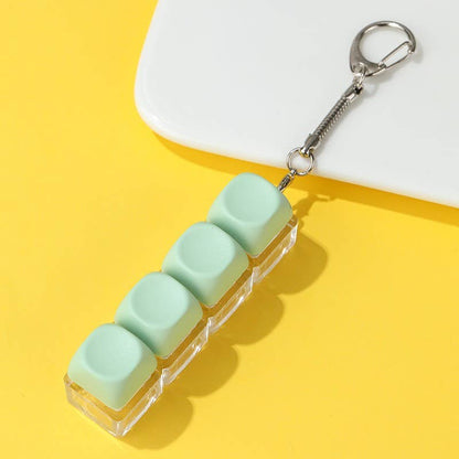 Click It & Chill Keychain | Keyboard Fidget Stress Relief Toy