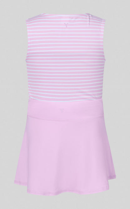 Little Girls Tank, Crossover Skort & Fanny Bag Set | 3-Piece Boutique Outfit
