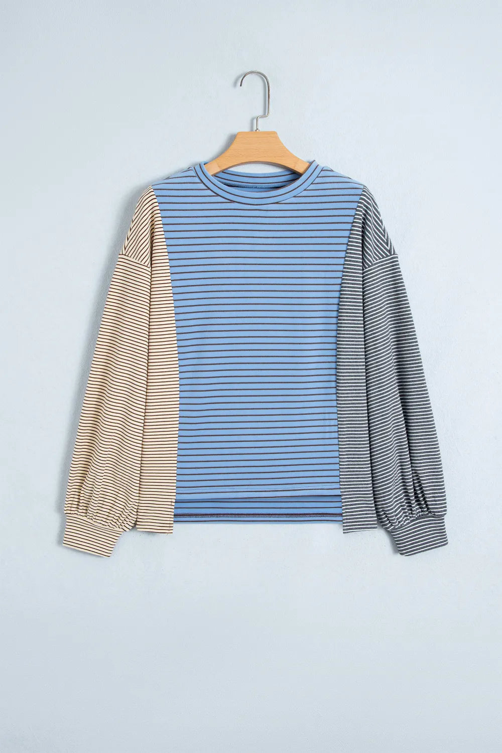 ~PREORDER~ Blue Sky Colorblock Stripe Pullover ~PREORDER~