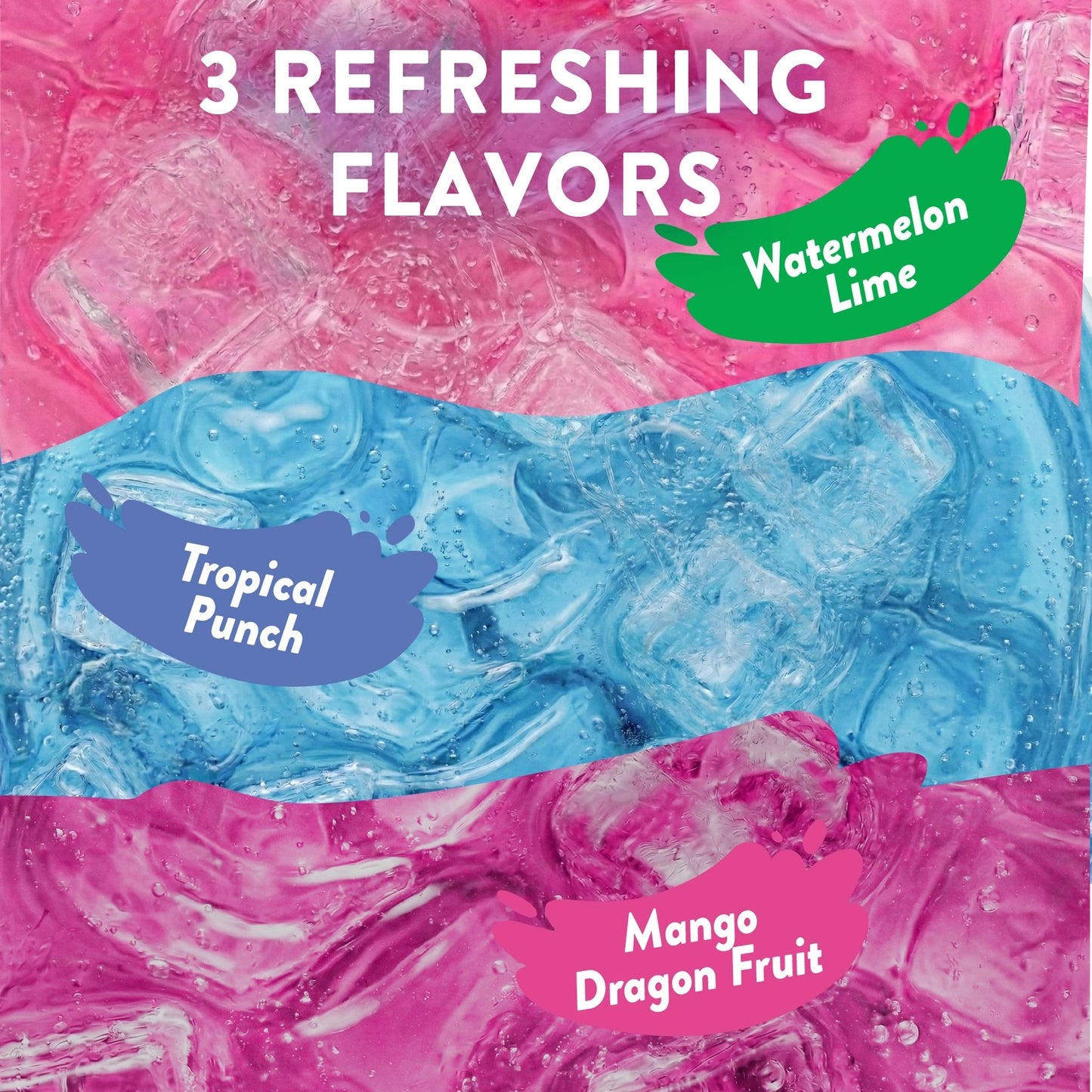 Jordan’s Skinny Mixes Refresher Stix – Energy & Hydration Drink Mix Variety Pack