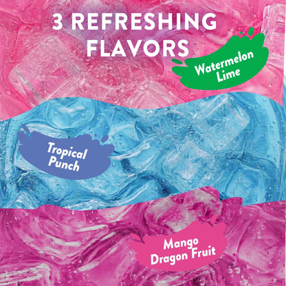 Jordan’s Skinny Mixes Refresher Stix – Energy & Hydration Drink Mix Variety Pack