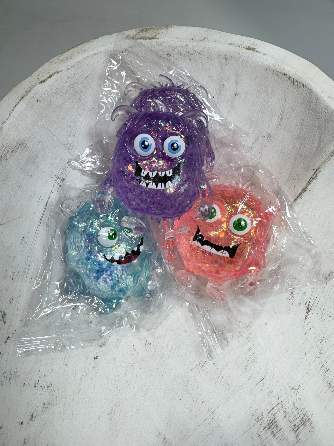 Glitter Monster Squeeze Toy | Sparkly Sensory Fidget Monster