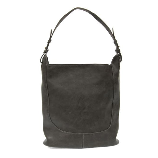 Adele Large Bucket Bag – Vegan Leather Shoulder Purse with 3 Compartments