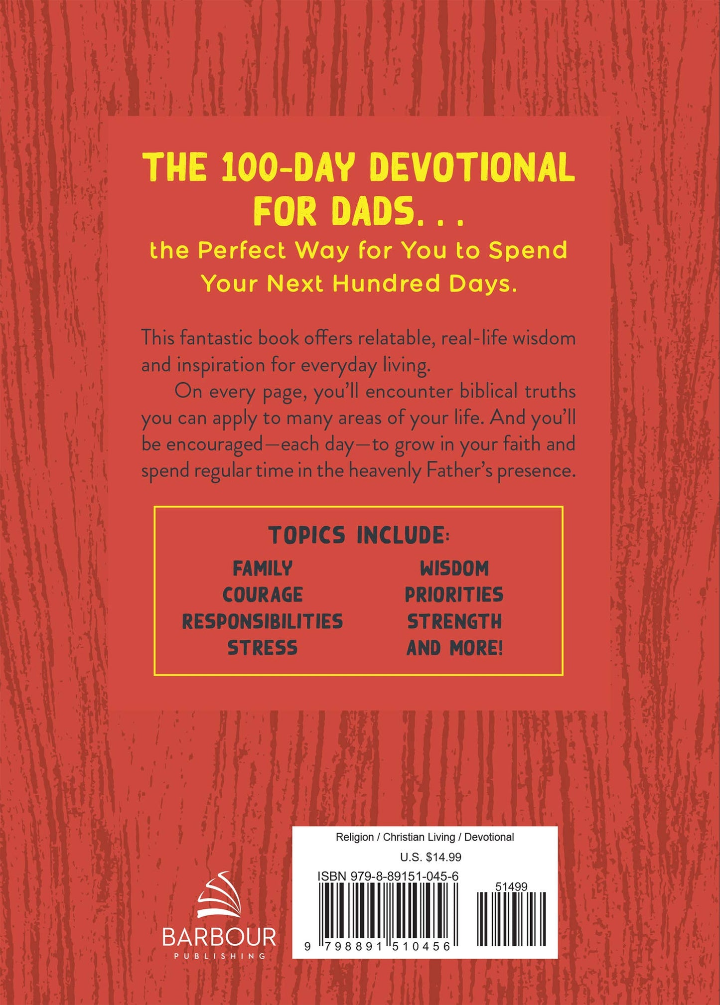 The 100-Day Devotional for Dads | Christian Devotional Book for Fathers