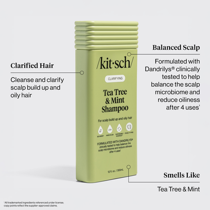 Kitsch Tea Tree & Mint Clarifying Shampoo
