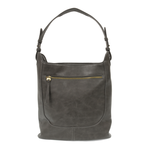Adele Large Bucket Bag – Vegan Leather Shoulder Purse with 3 Compartments
